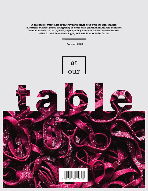 at our table cover one autumn