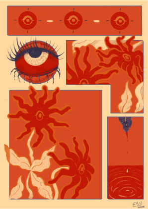 fever panel illustration