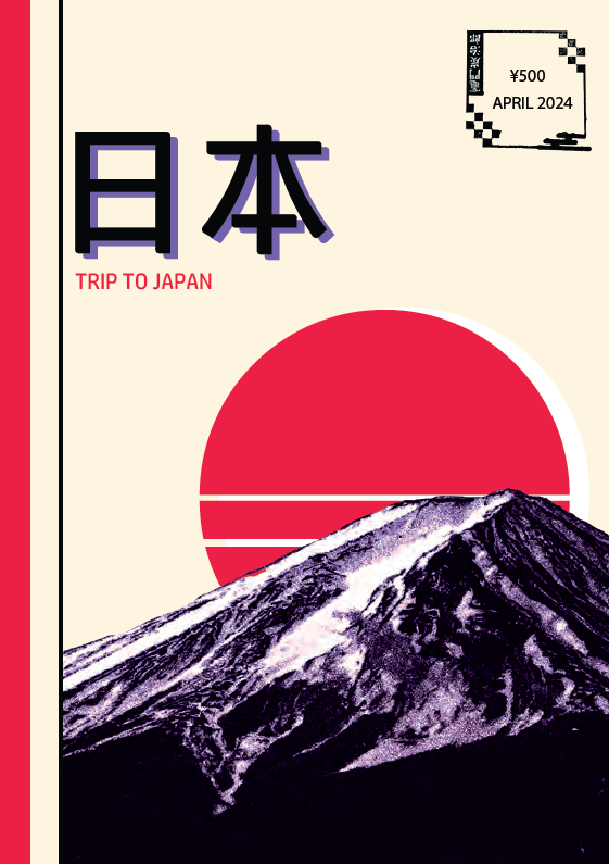 trip to japan magazine cover